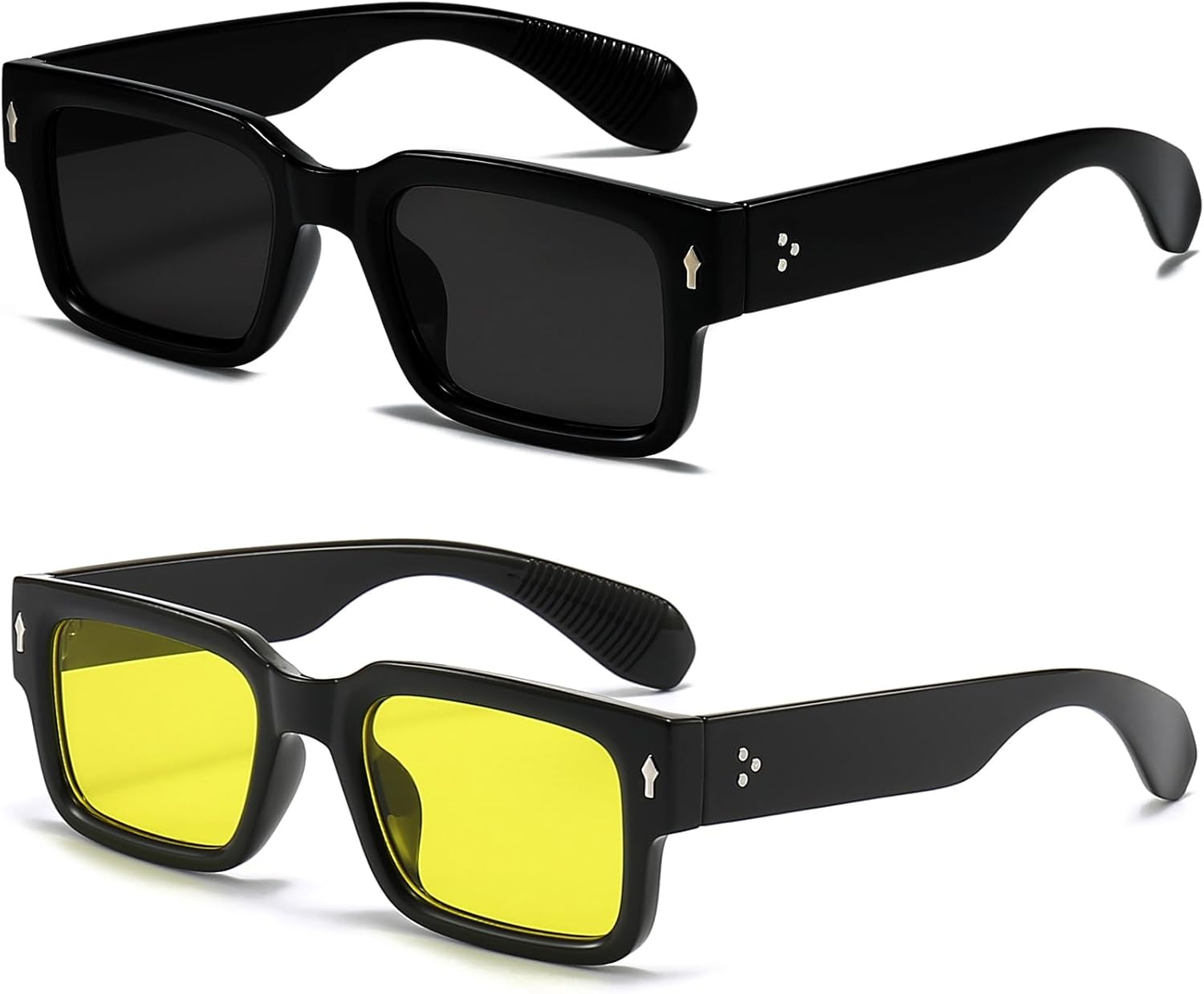 DriDa Unisex Zonnebril – Trendy Vierkant Design