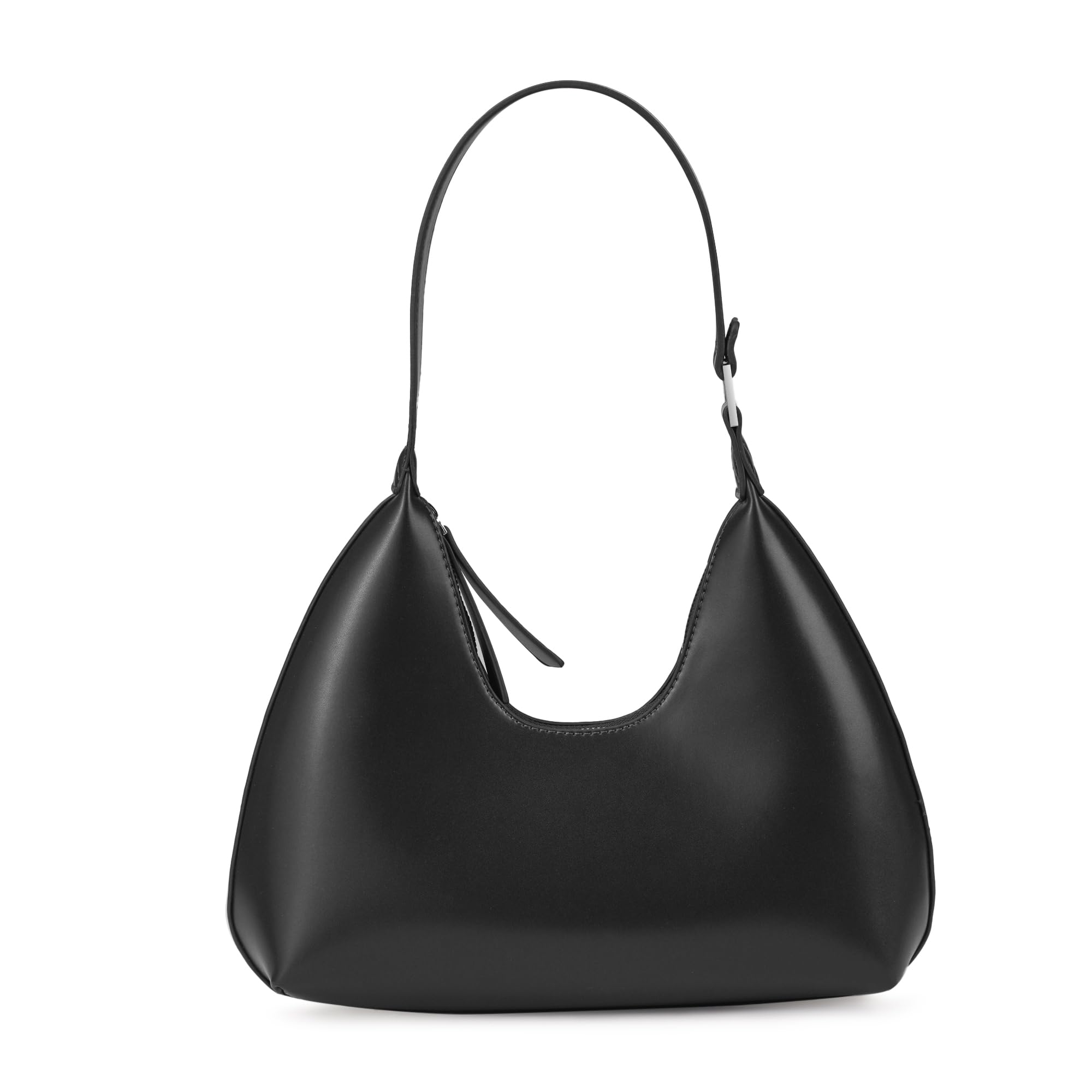 Hobo Shoulder Bag for Women Trendy Lightweight Soft Foldable Leather Hobo Tote Handbag with Coin Purse for Women