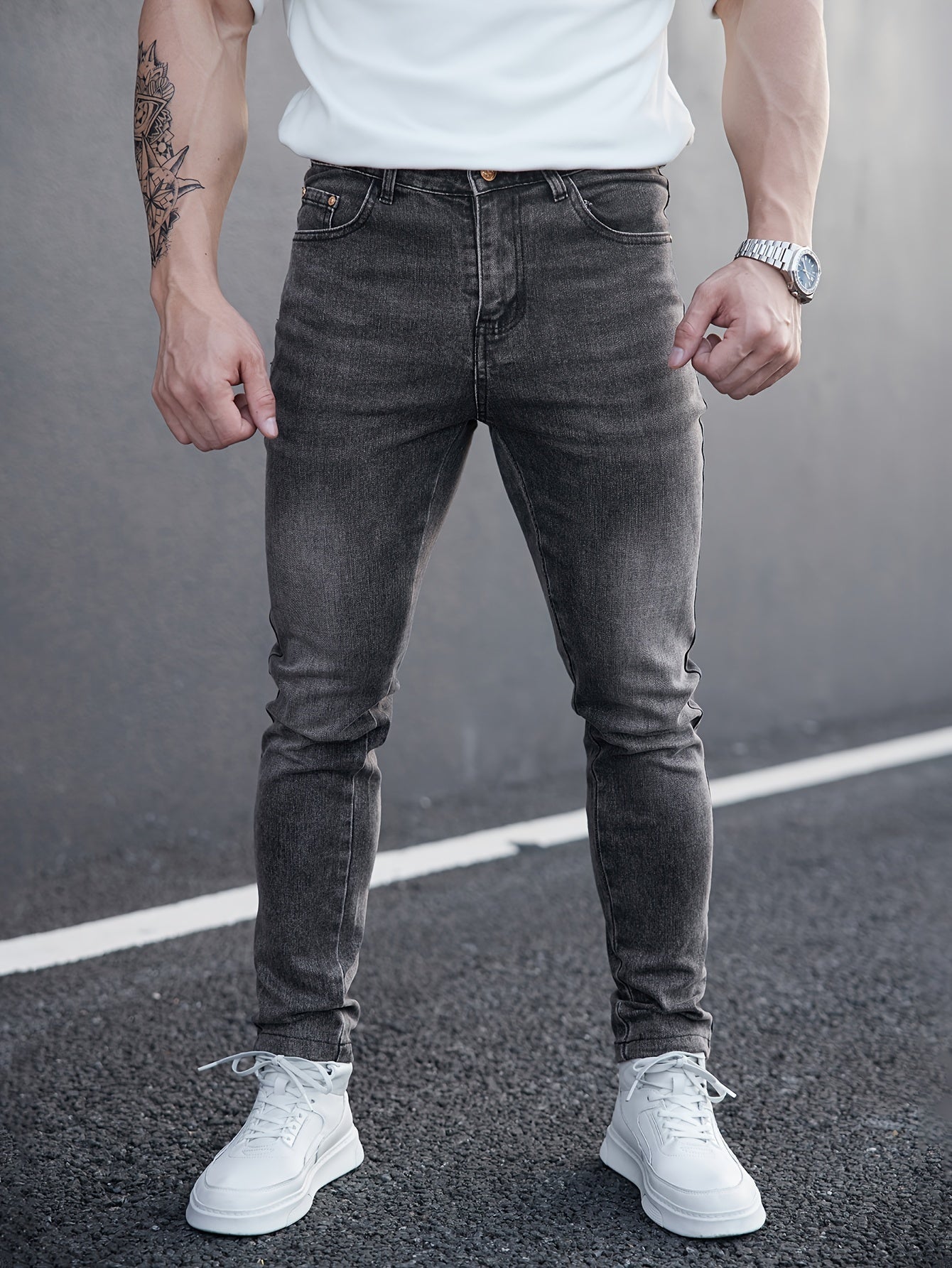 Blauwe Skinny Jeans