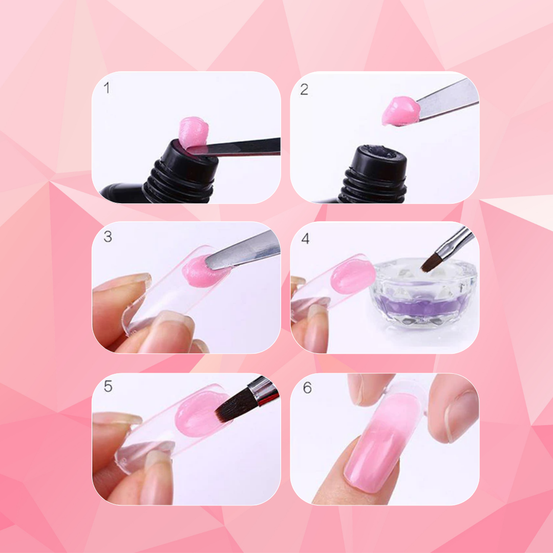 ZAZZA EasyNails Kit | Professionelle lange Nägel von zu Hause aus!