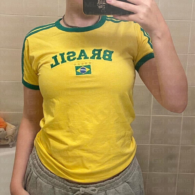 Brasil y2k Top