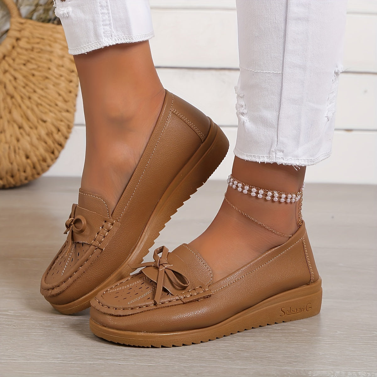 Loafers met Strik Mila