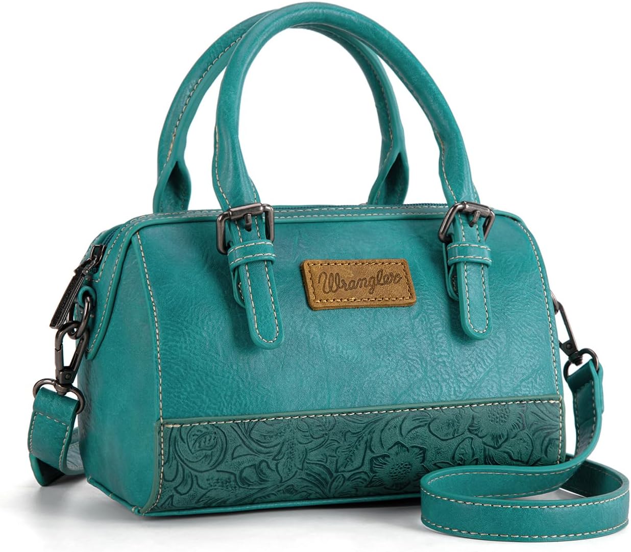 Wrangler Top-handle Handbags for Women Designer Crossbody Bag Small Purse with Removable Strap