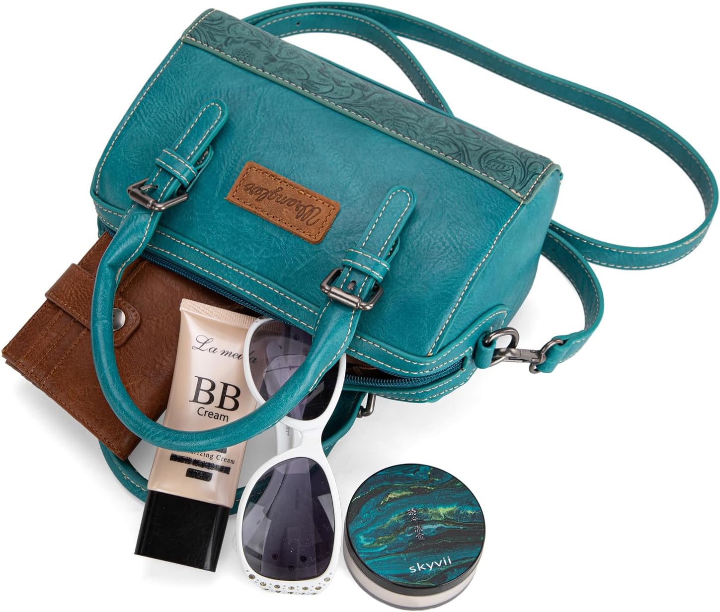 Wrangler Top-handle Handbags for Women Designer Crossbody Bag Small Purse with Removable Strap