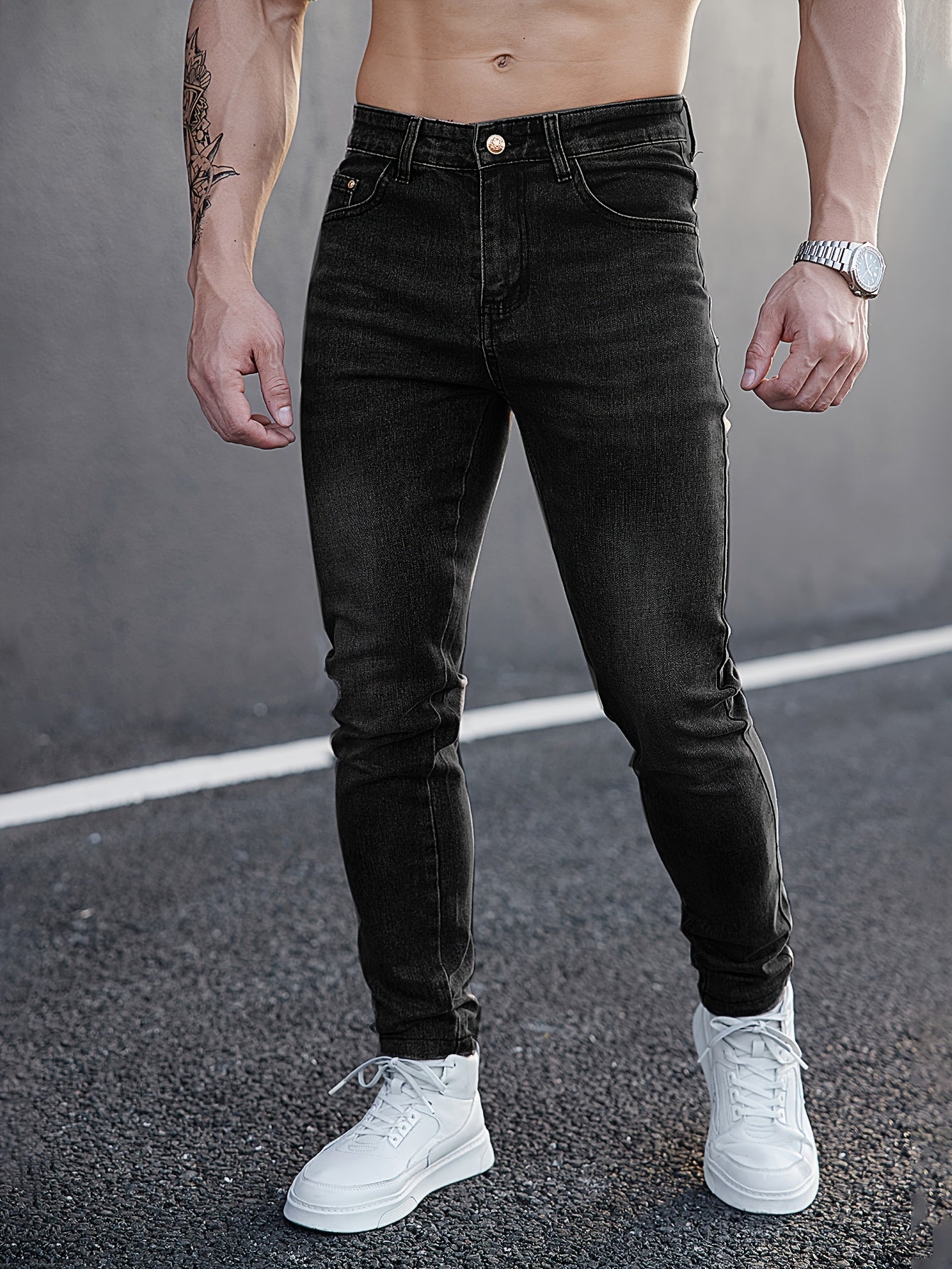 Blauwe Skinny Jeans