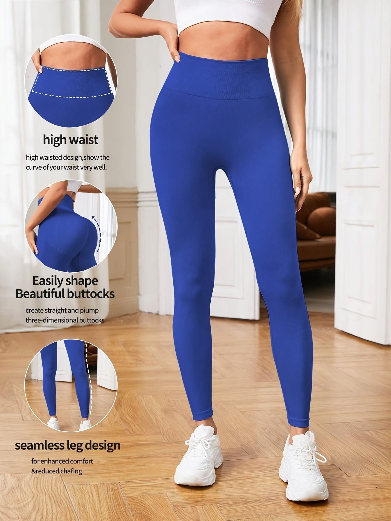 Zwarte Hoge Taille Sportleggings - DriDa