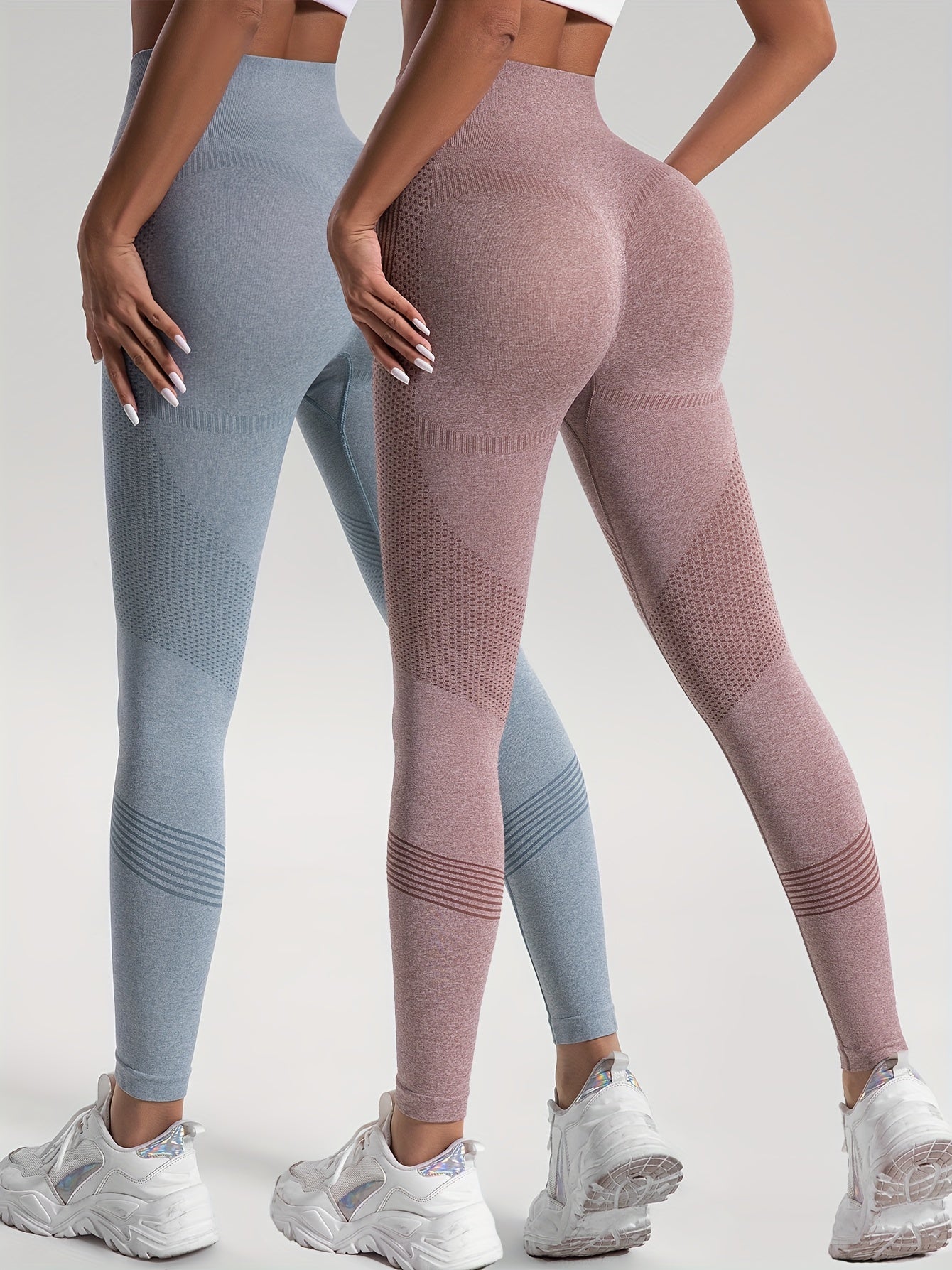 Grijze High-Stretch Yoga Leggings - DriDa