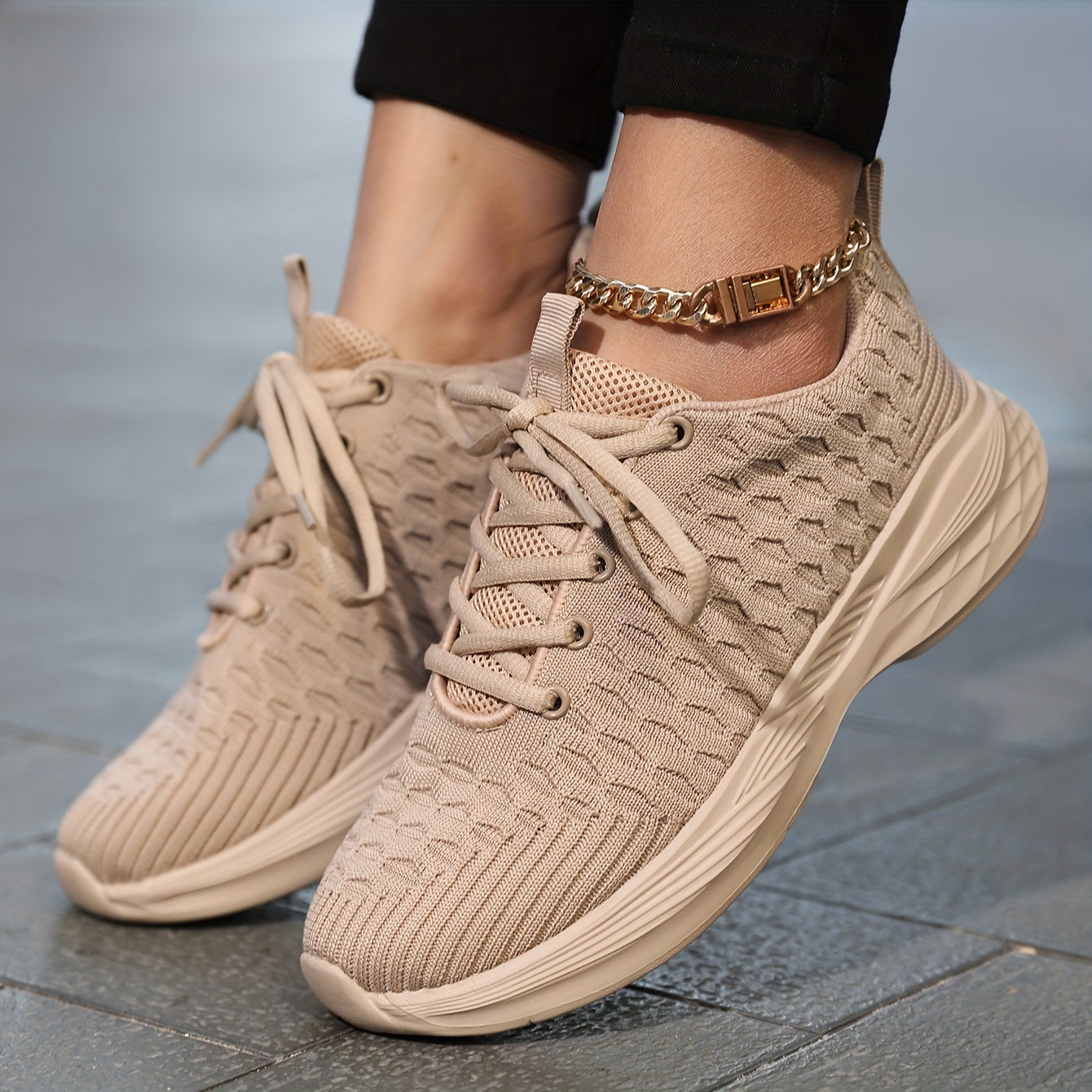 Khaki Orthopedische Sneakers DriDa