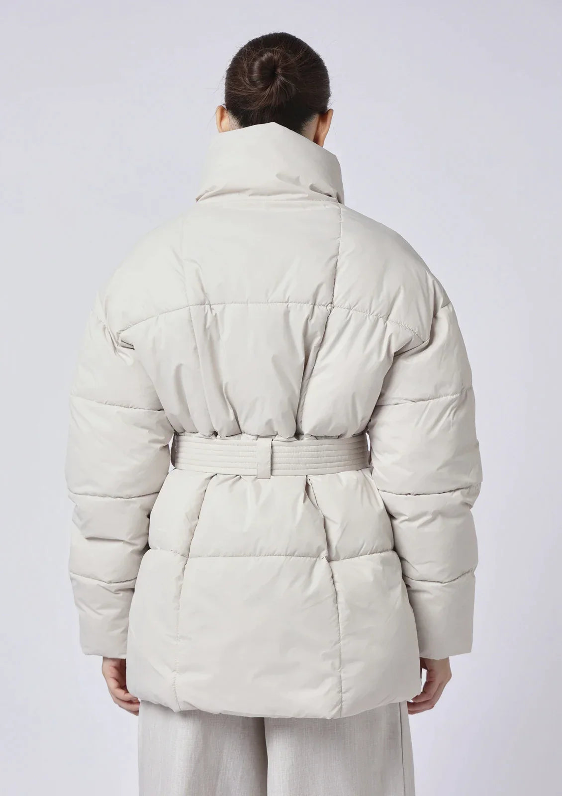 BellaVile Mid Lange Puffer Jas