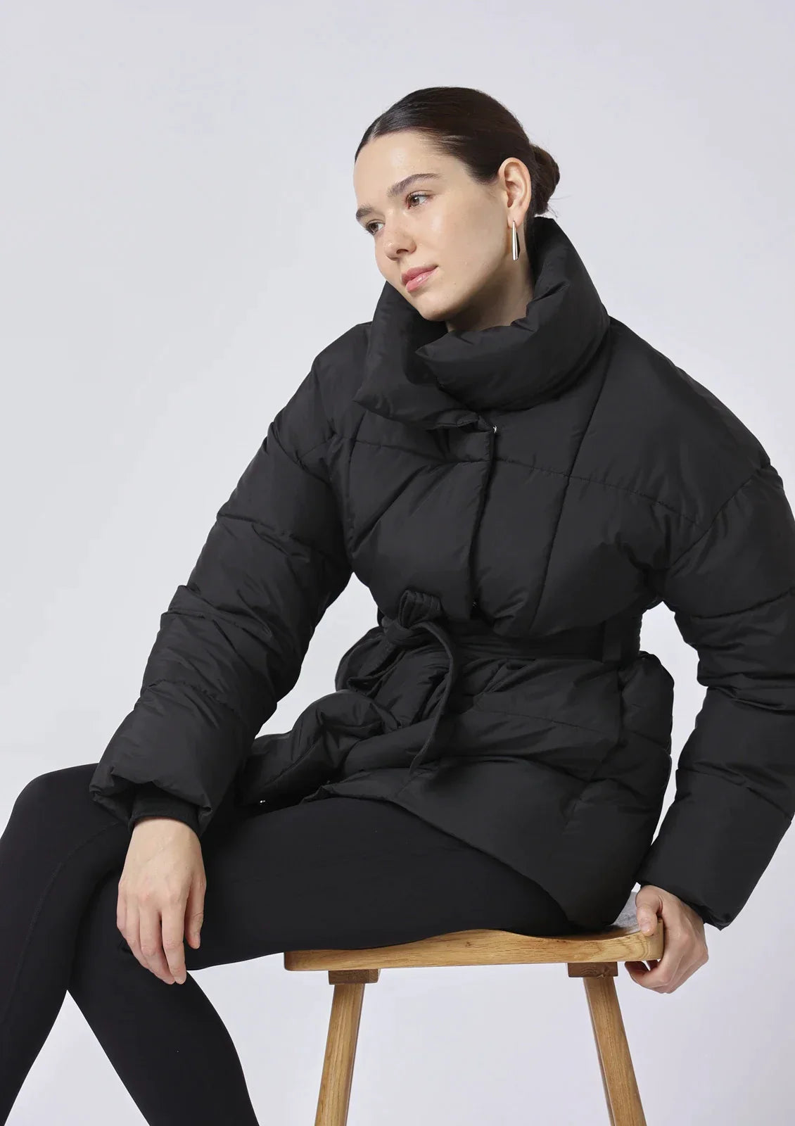 BellaVile Mid Lange Puffer Jas