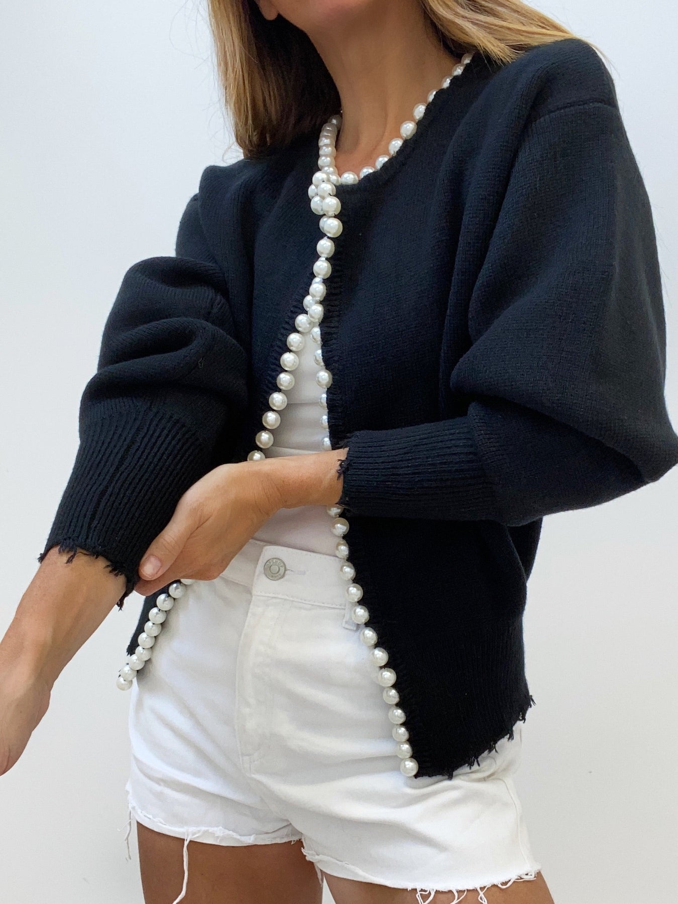 Pearly Cardigan met Parels