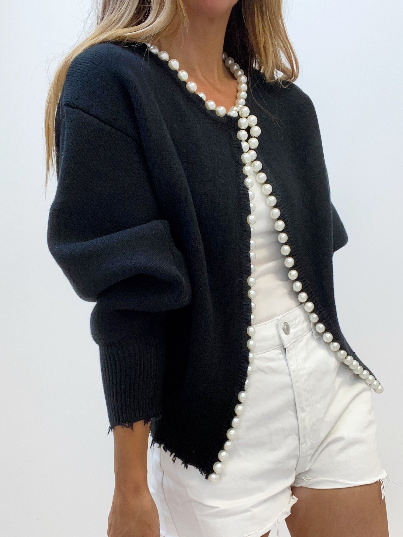 Pearly Cardigan met Parels