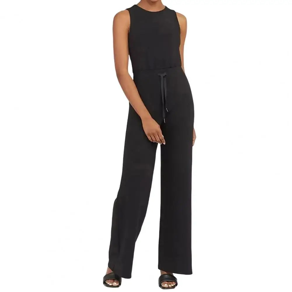 DriDa Mouwloze jumpsuit met ronde hals