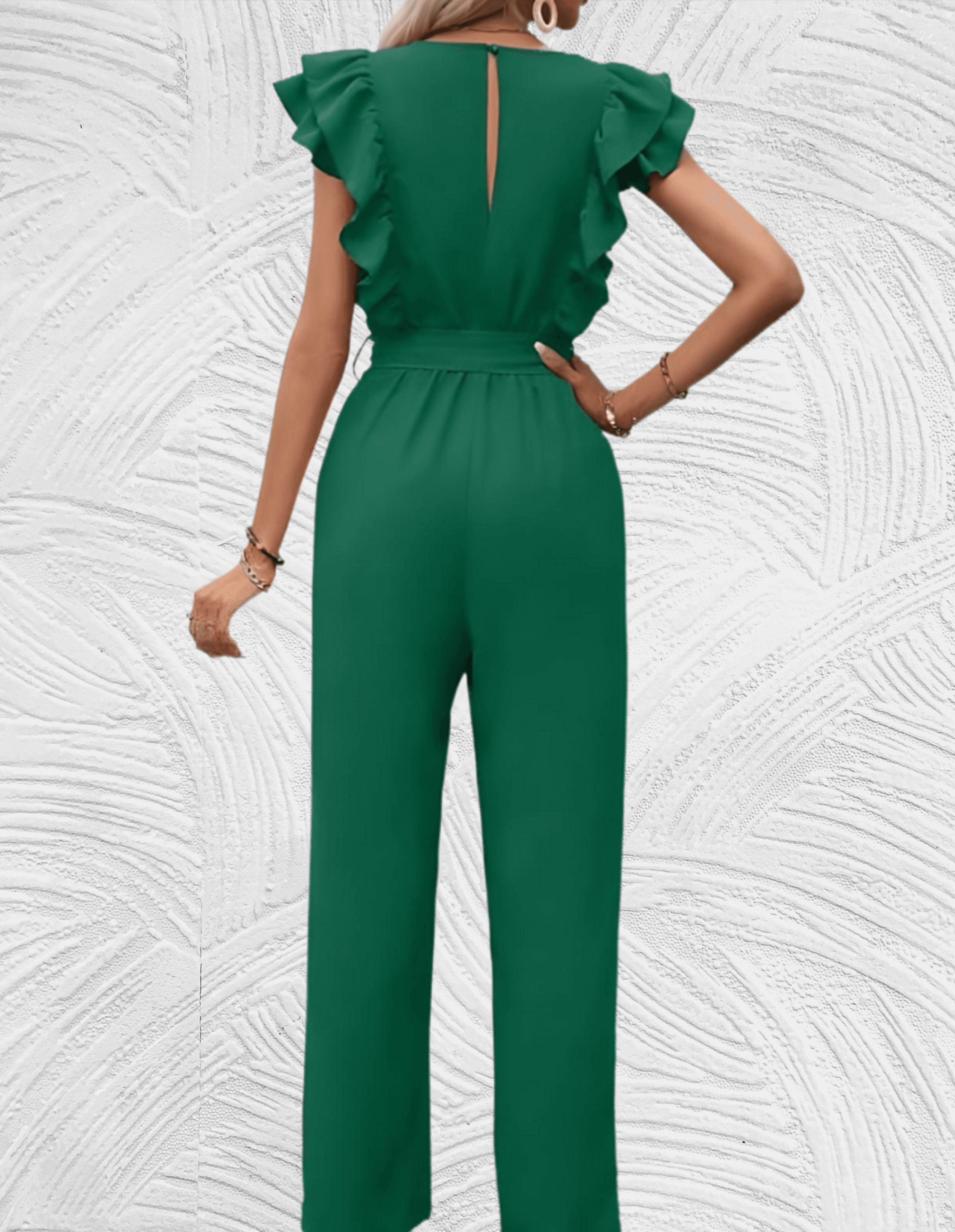 Esme Mooi passende jumpsuit met lage v hals