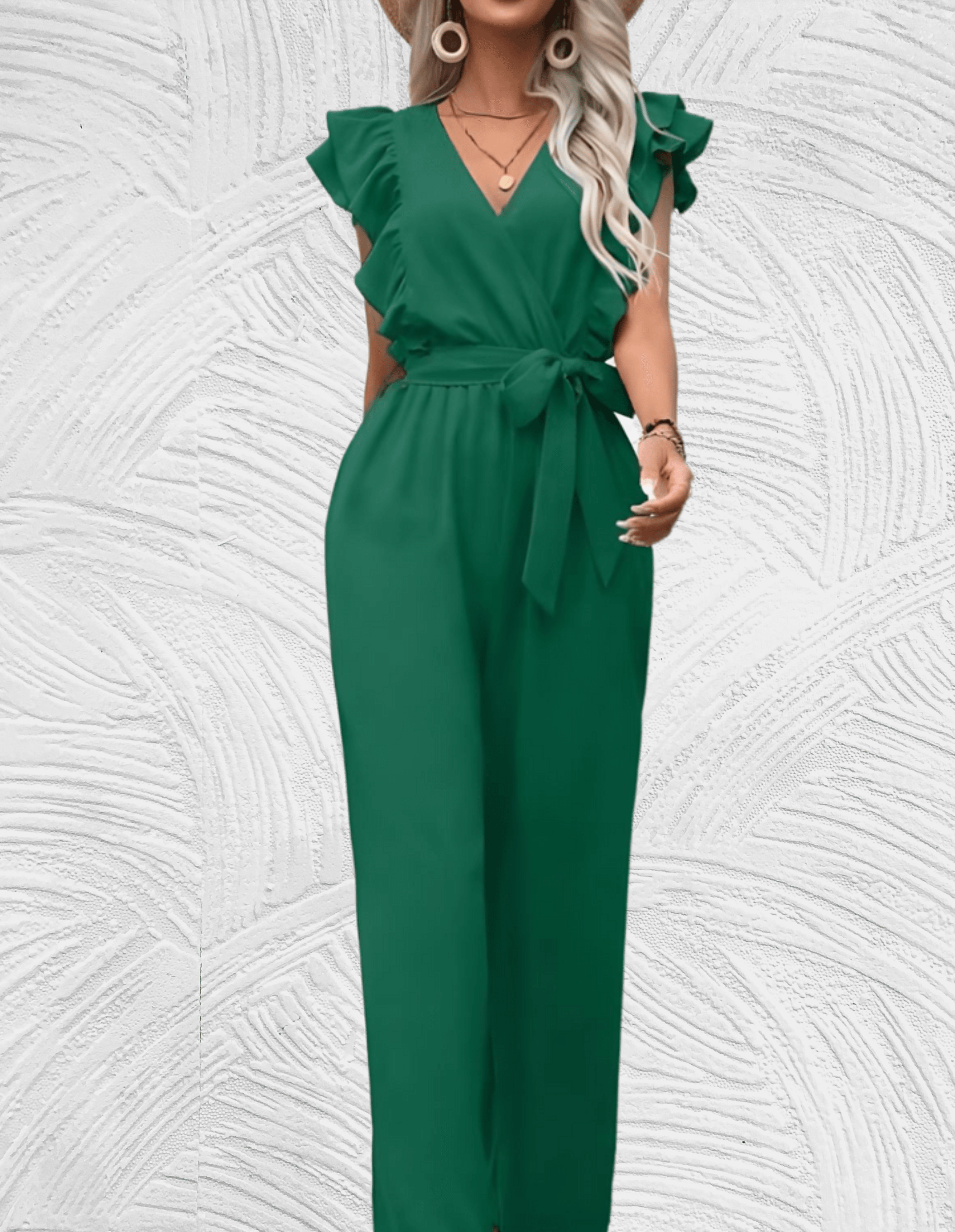 Esme Mooi passende jumpsuit met lage v hals