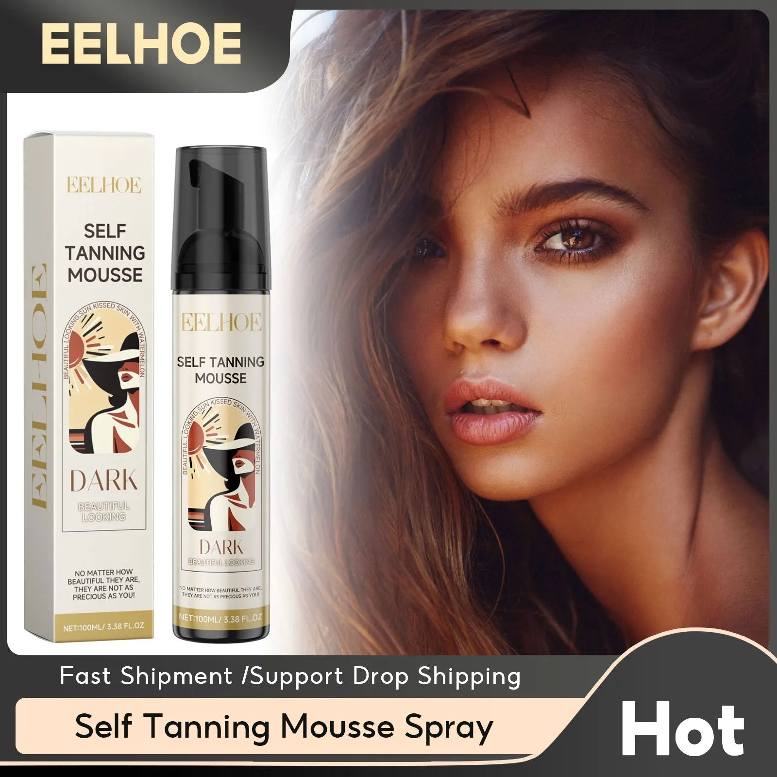 DriDa Eelhoe Zelfbruinende Mousse Spray