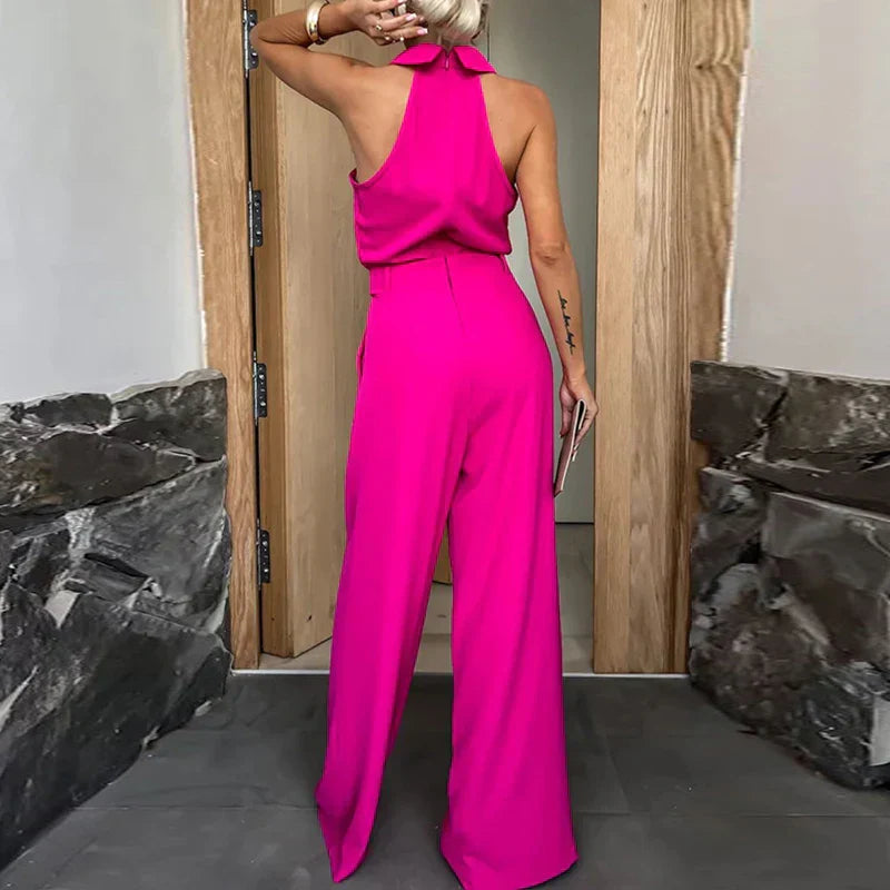 Sara | Comfy Mouwloze Modieuze Jumpsuit