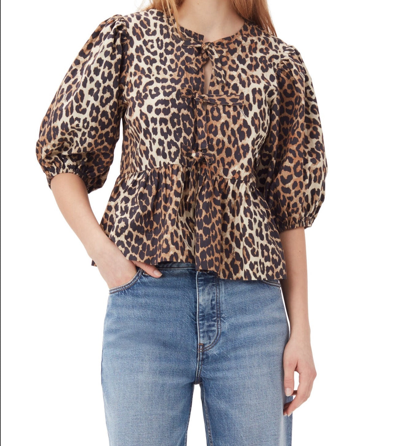 Angel Leopard Print Top