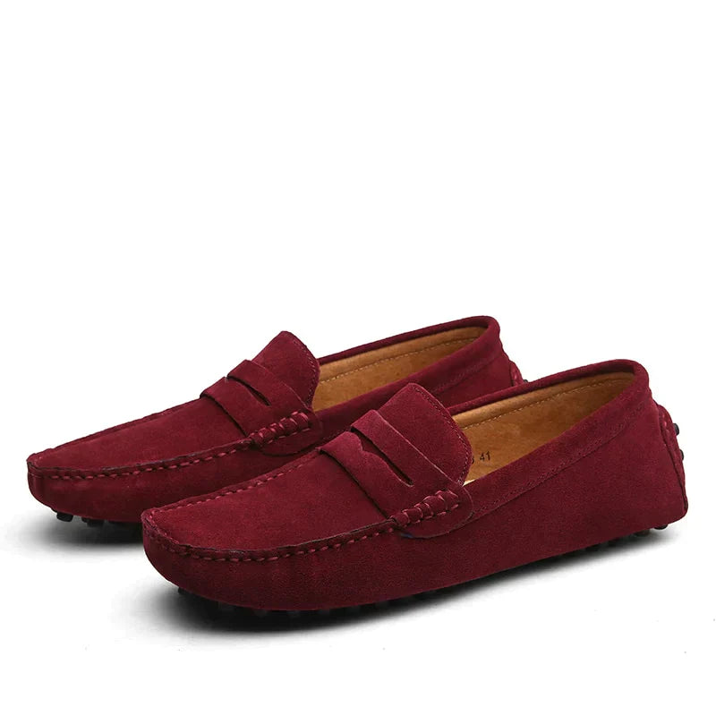 Bruine Suède Loafers