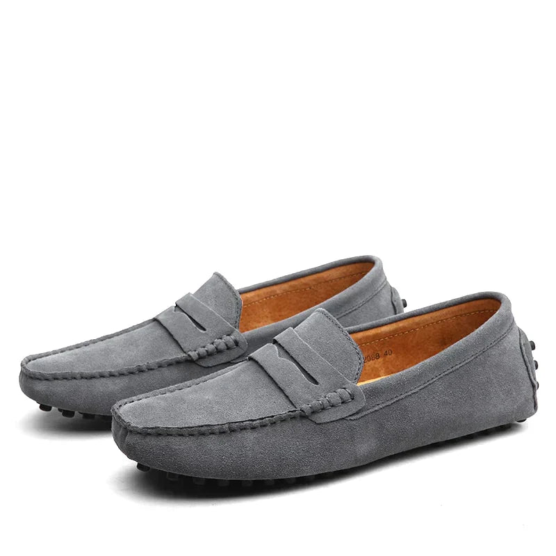 Bruine Suède Loafers