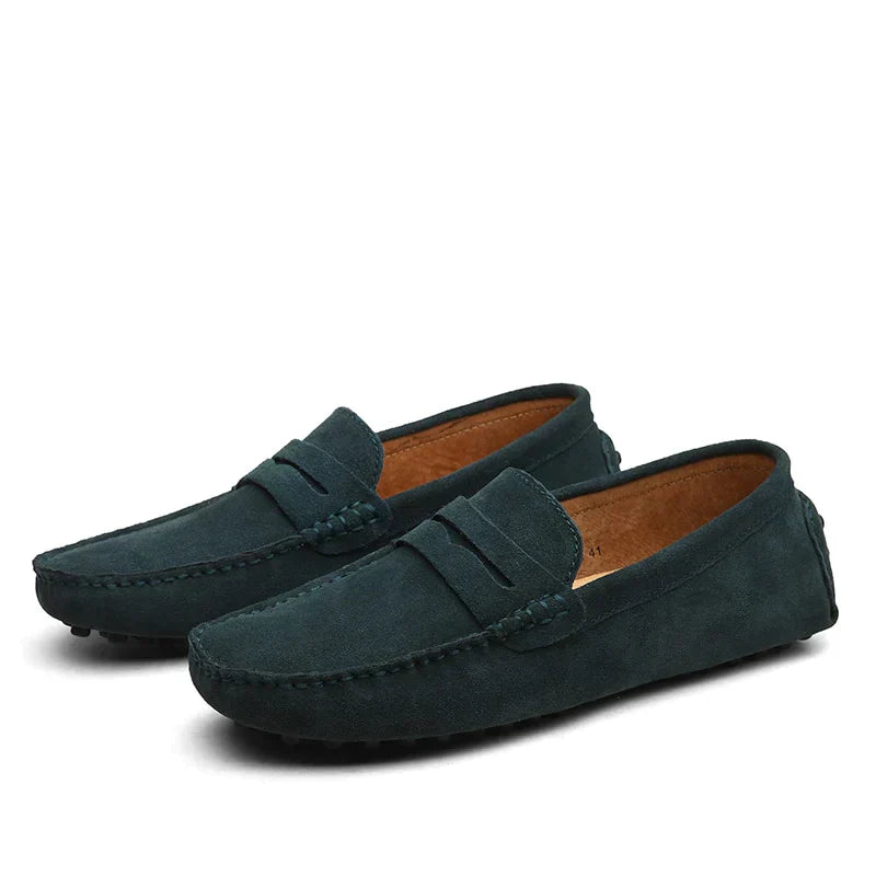 Bruine Suède Loafers