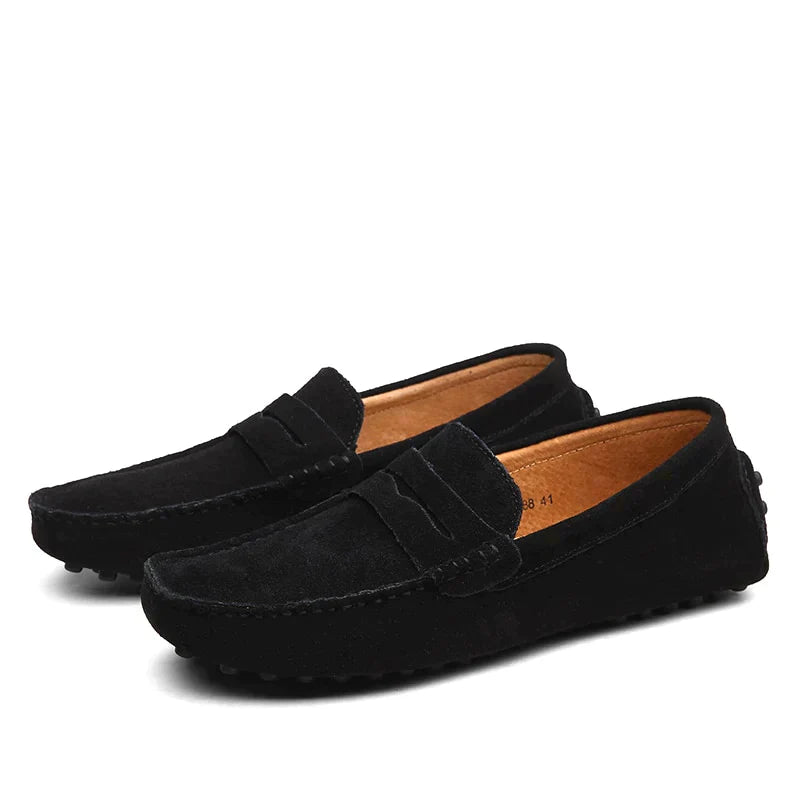 Bruine Suède Loafers