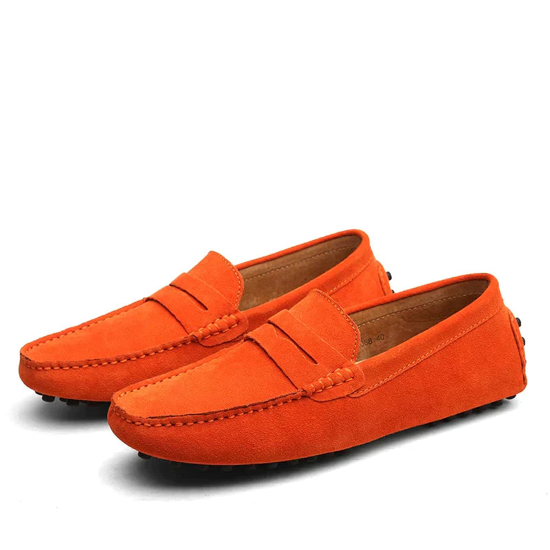 Bruine Suède Loafers