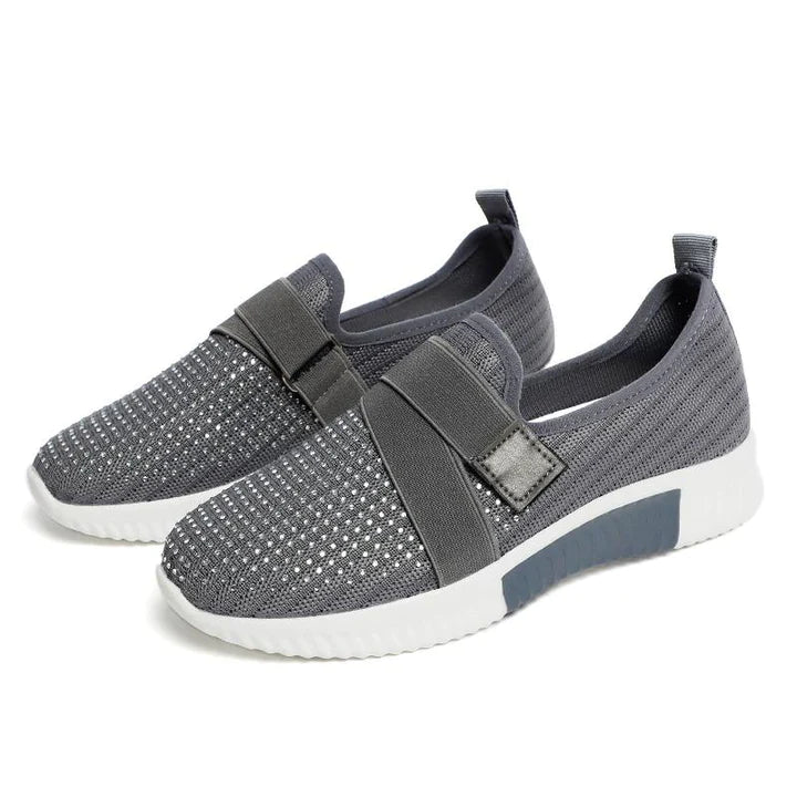 Jara Slip-On Dames Sneakers met Klittenband