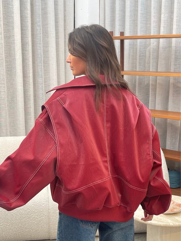 AnteDream Oversized Red Jacket