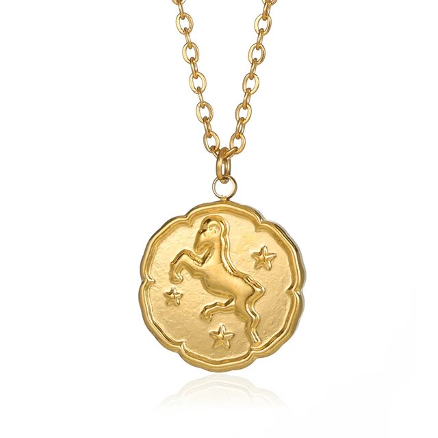 NOBA - Zodiac Sign Necklace - Gold