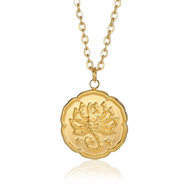 NOBA - Zodiac Sign Necklace - Gold