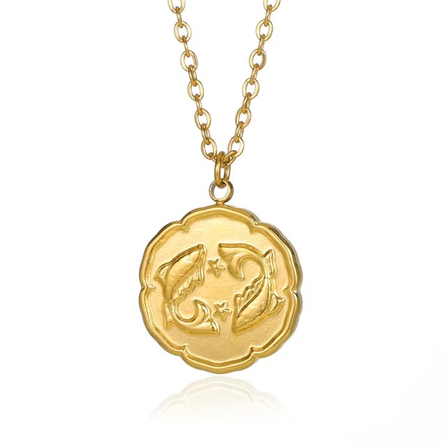 NOBA - Zodiac Sign Necklace - Gold