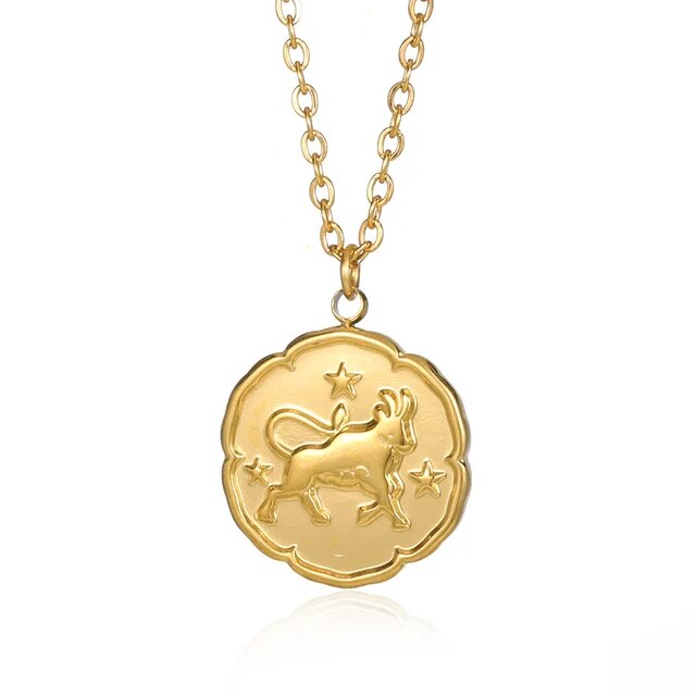 NOBA - Zodiac Sign Necklace - Gold