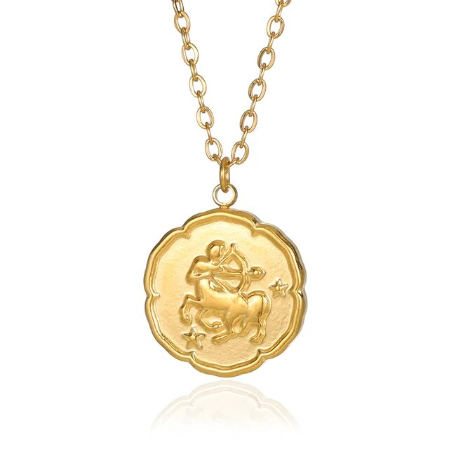 NOBA - Zodiac Sign Necklace - Gold