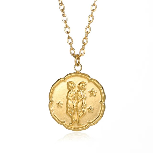 NOBA - Zodiac Sign Necklace - Gold