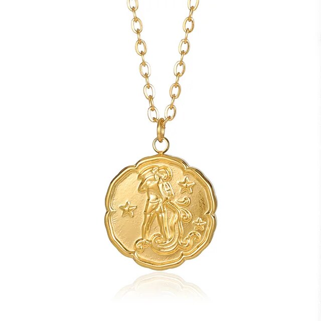 NOBA - Zodiac Sign Necklace - Gold