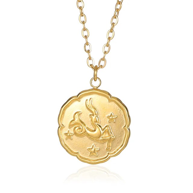 NOBA - Zodiac Sign Necklace - Gold