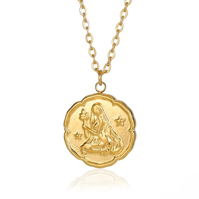 NOBA - Zodiac Sign Necklace - Gold