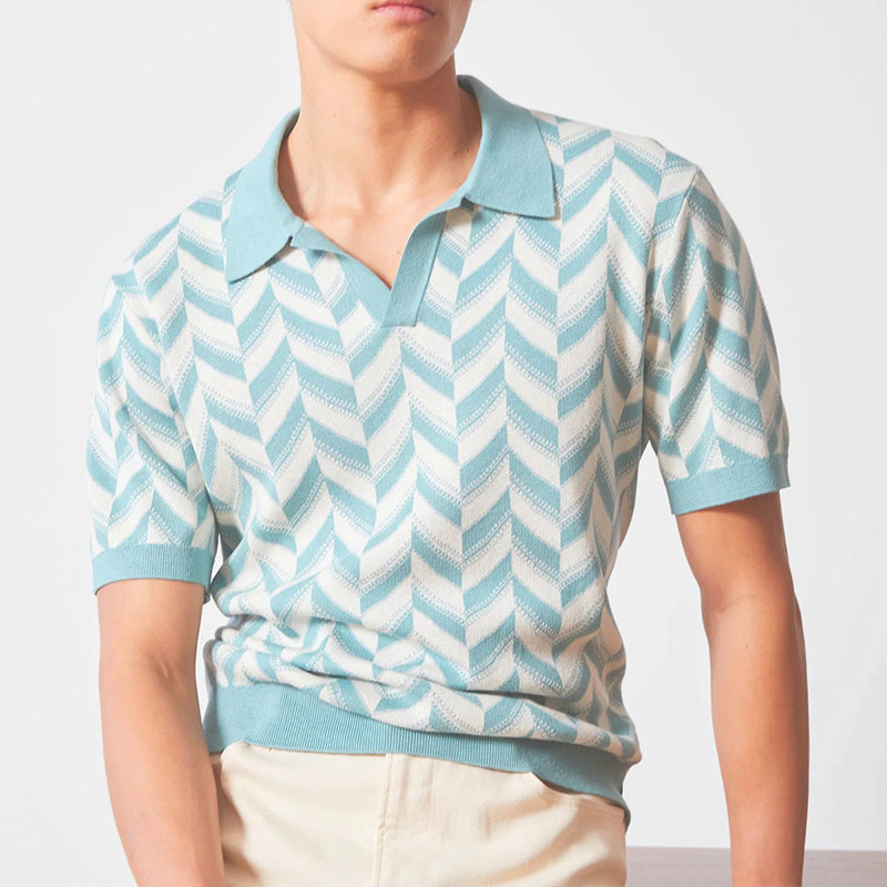 DriDa poloshirt met V-hals