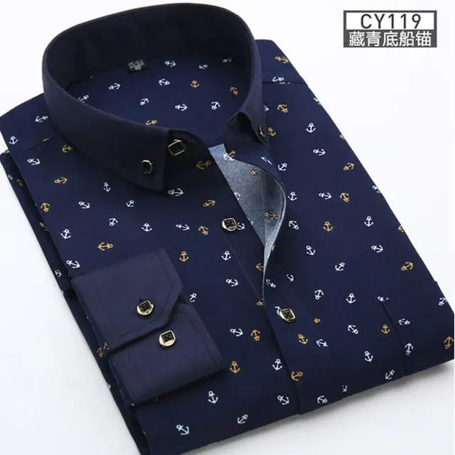 Nieuwe Heren Shirt Lange Mouwen Lente En Zomer Dunne Zakelijke Vrijetijdskleding Mode Ademende Slanke Print Hoge Kwaliteit Plaid - AliExpress 200000343