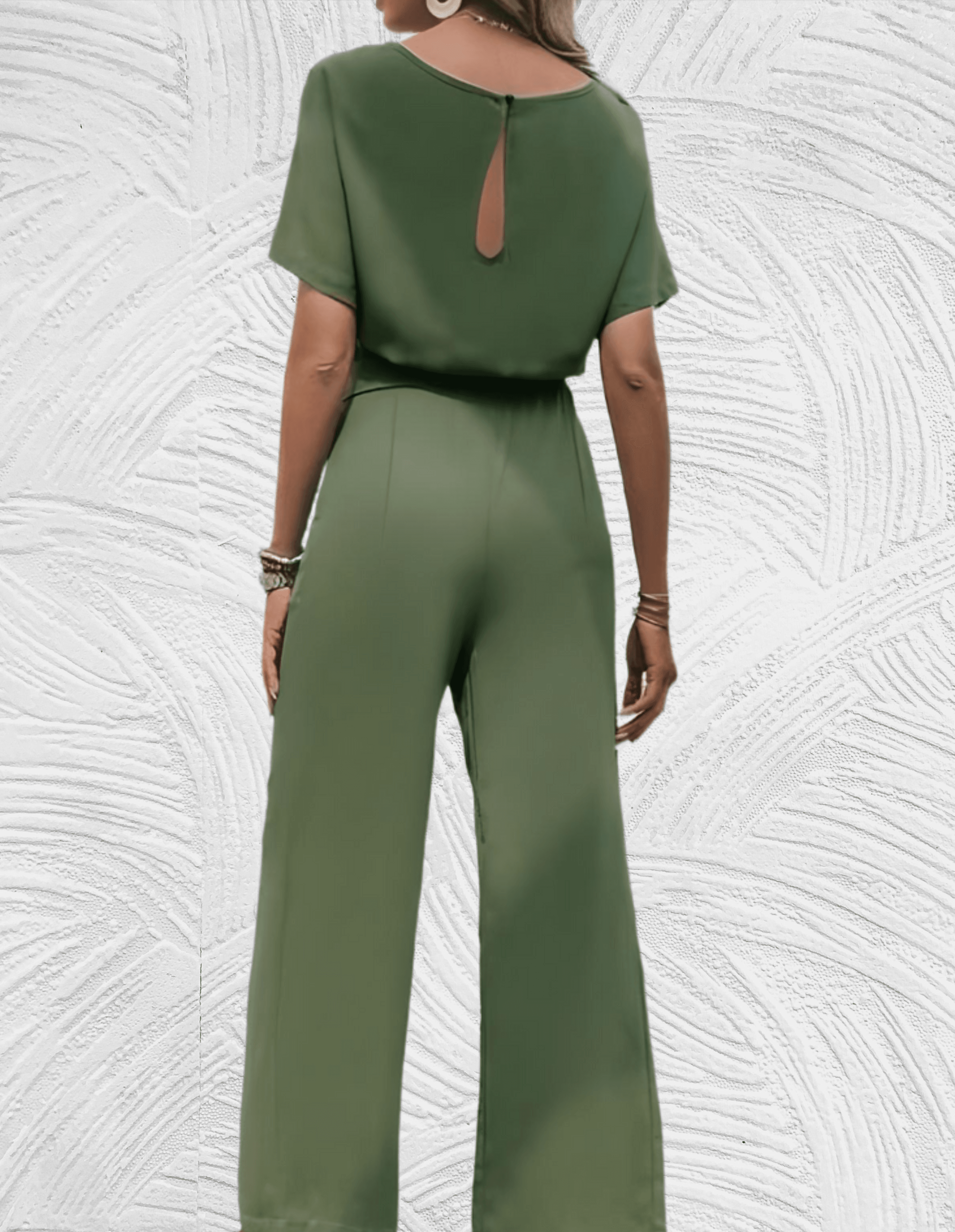 Jumpsuit met wijde mouwen