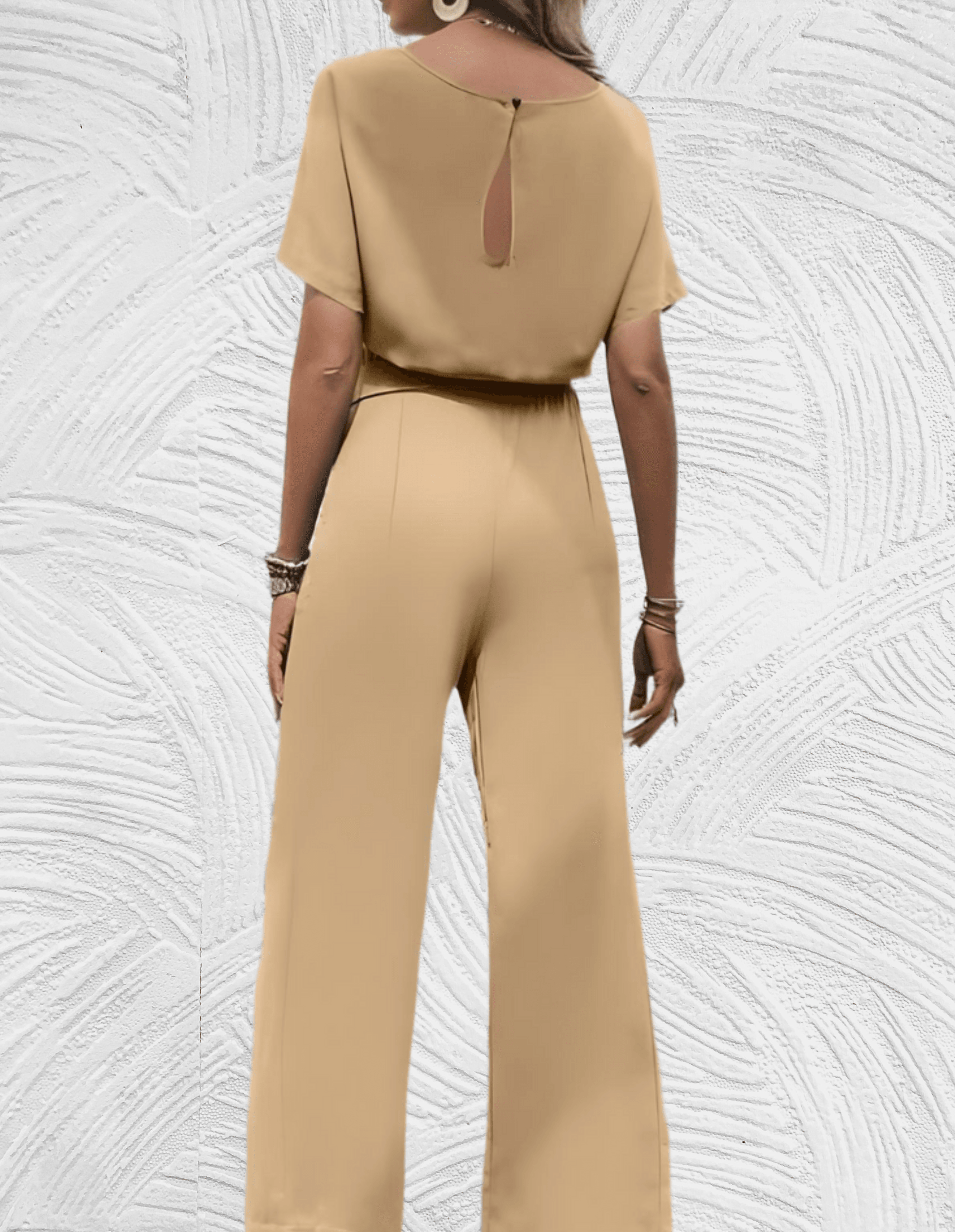 Jumpsuit met wijde mouwen