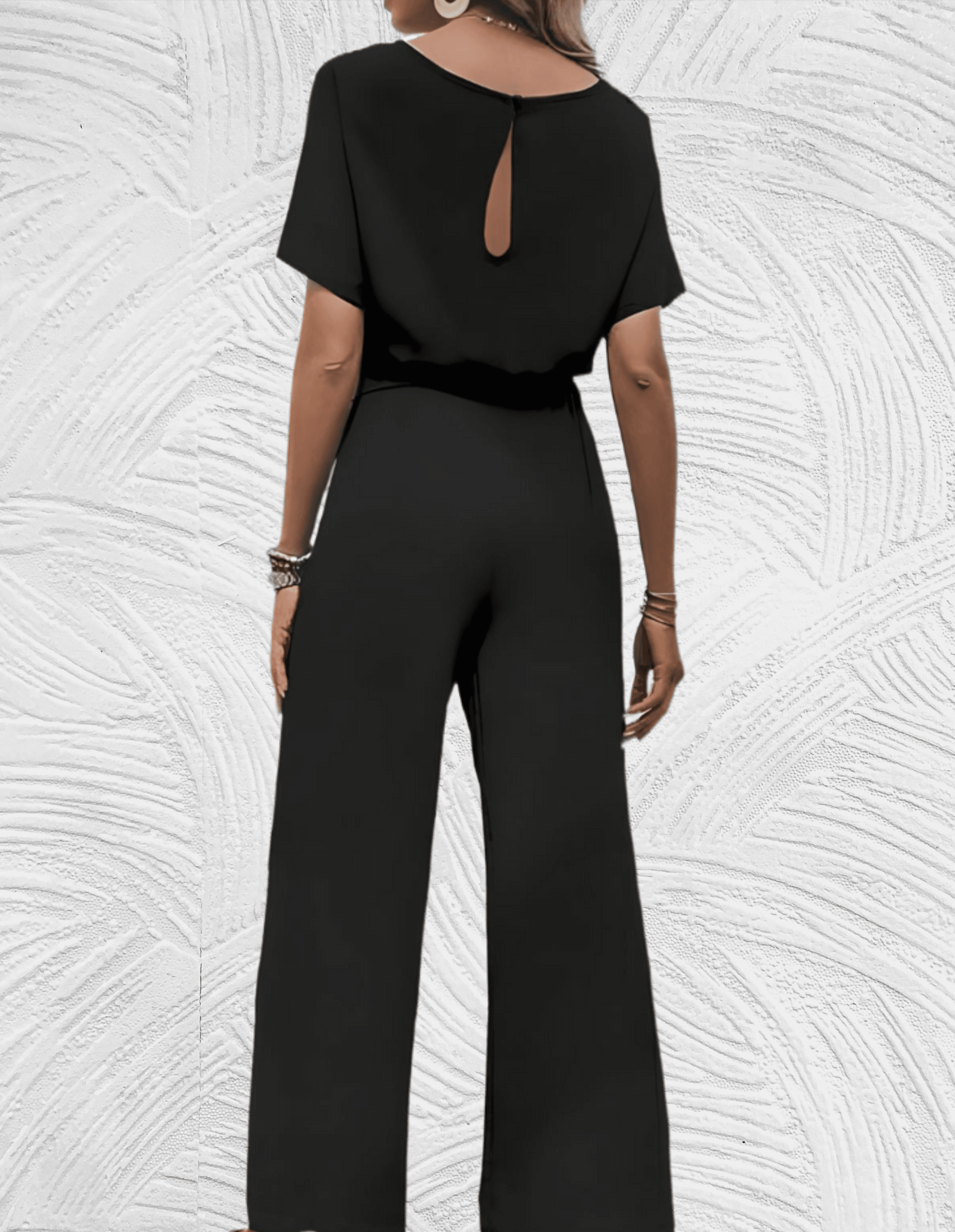 Jumpsuit met wijde mouwen