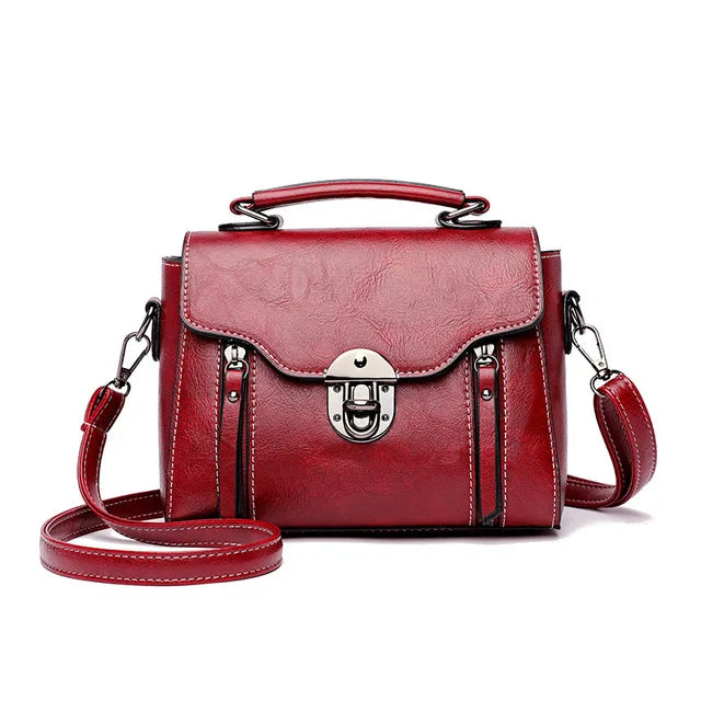 DriDa Groene PU Lederen Crossbody Sharlene