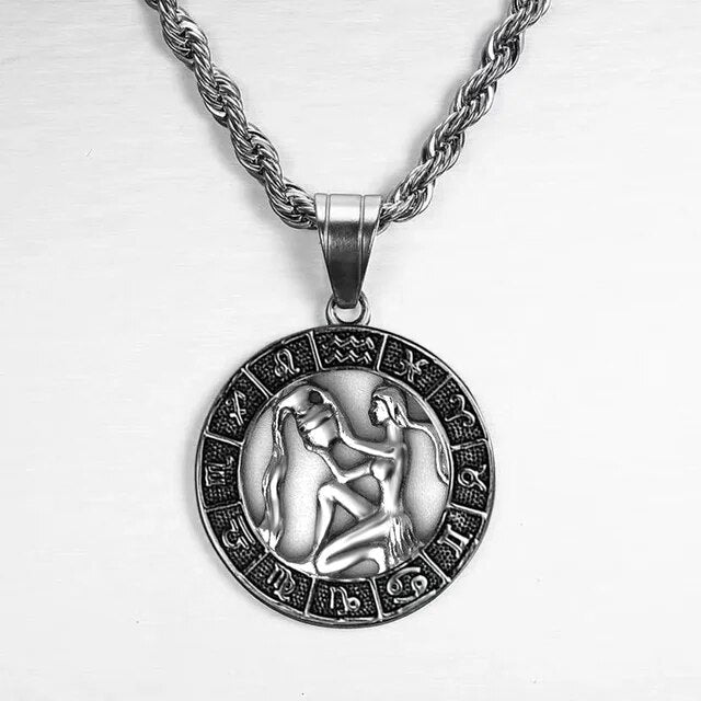 NOBA- Zodiac Sign Necklace - Silver