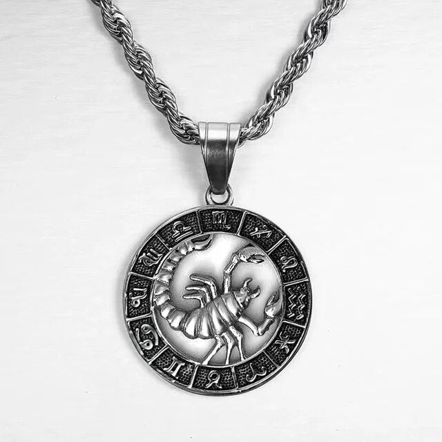 NOBA- Zodiac Sign Necklace - Silver