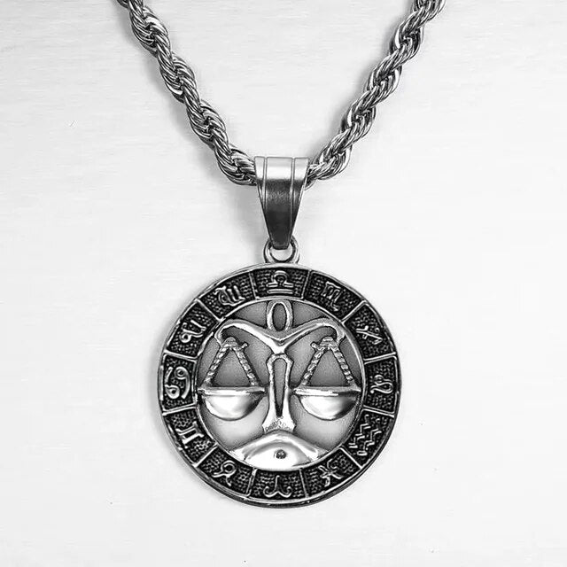 NOBA- Zodiac Sign Necklace - Silver