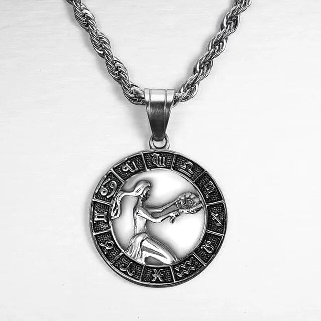 NOBA- Zodiac Sign Necklace - Silver