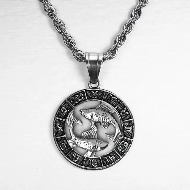 NOBA- Zodiac Sign Necklace - Silver