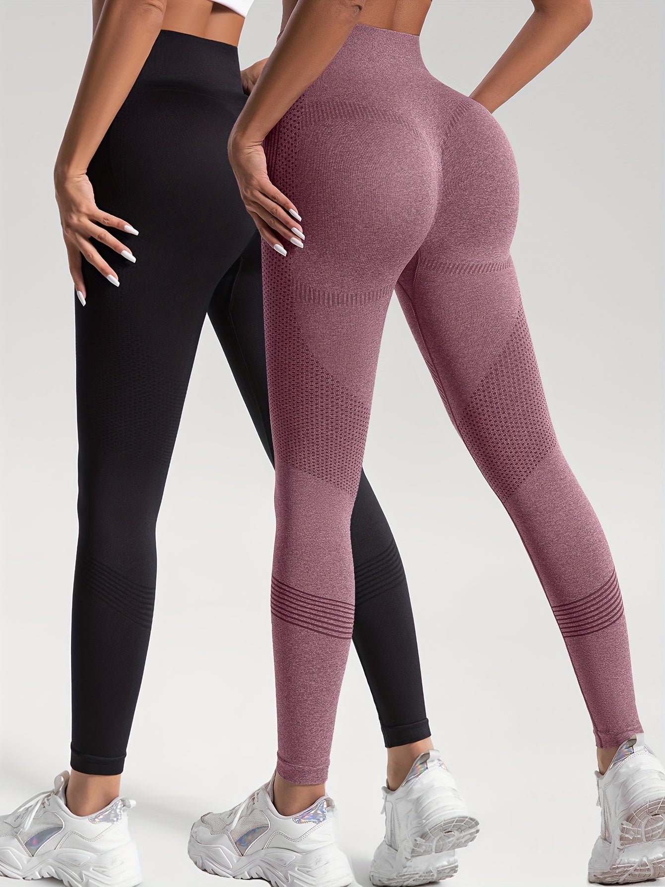 Grijze High-Stretch Yoga Leggings - DriDa